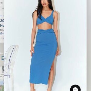 Jessie skirt set in blue